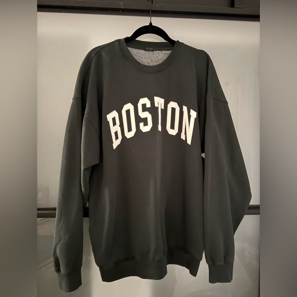 John Galt Oversized Boston Crewneck